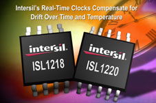 Intersil的实时时钟可以补偿时间漂移和温漂